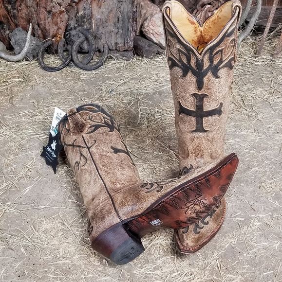 NIB Johnny Ringo cowboy boots 8B - Picture 5 of 6